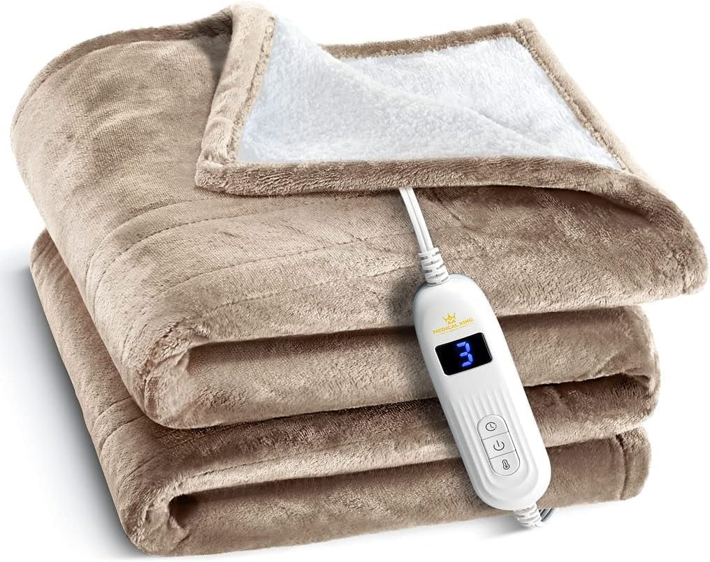 Medical king Heated Blanket for Ultimate Comfort and Warmth
