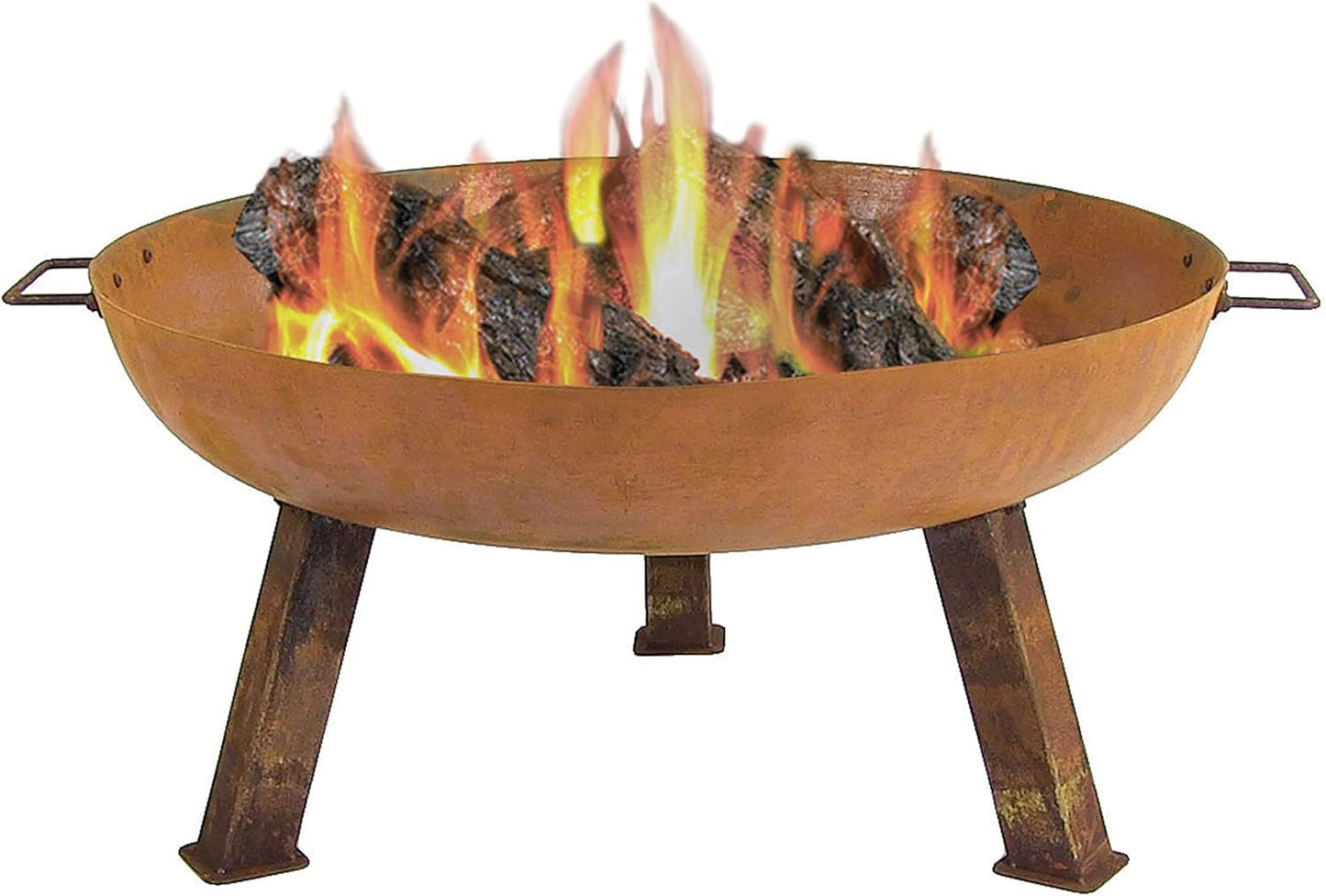 Sunnydaze 30-Inch Cast Iron Fire Pit for Outdoor Gatherings