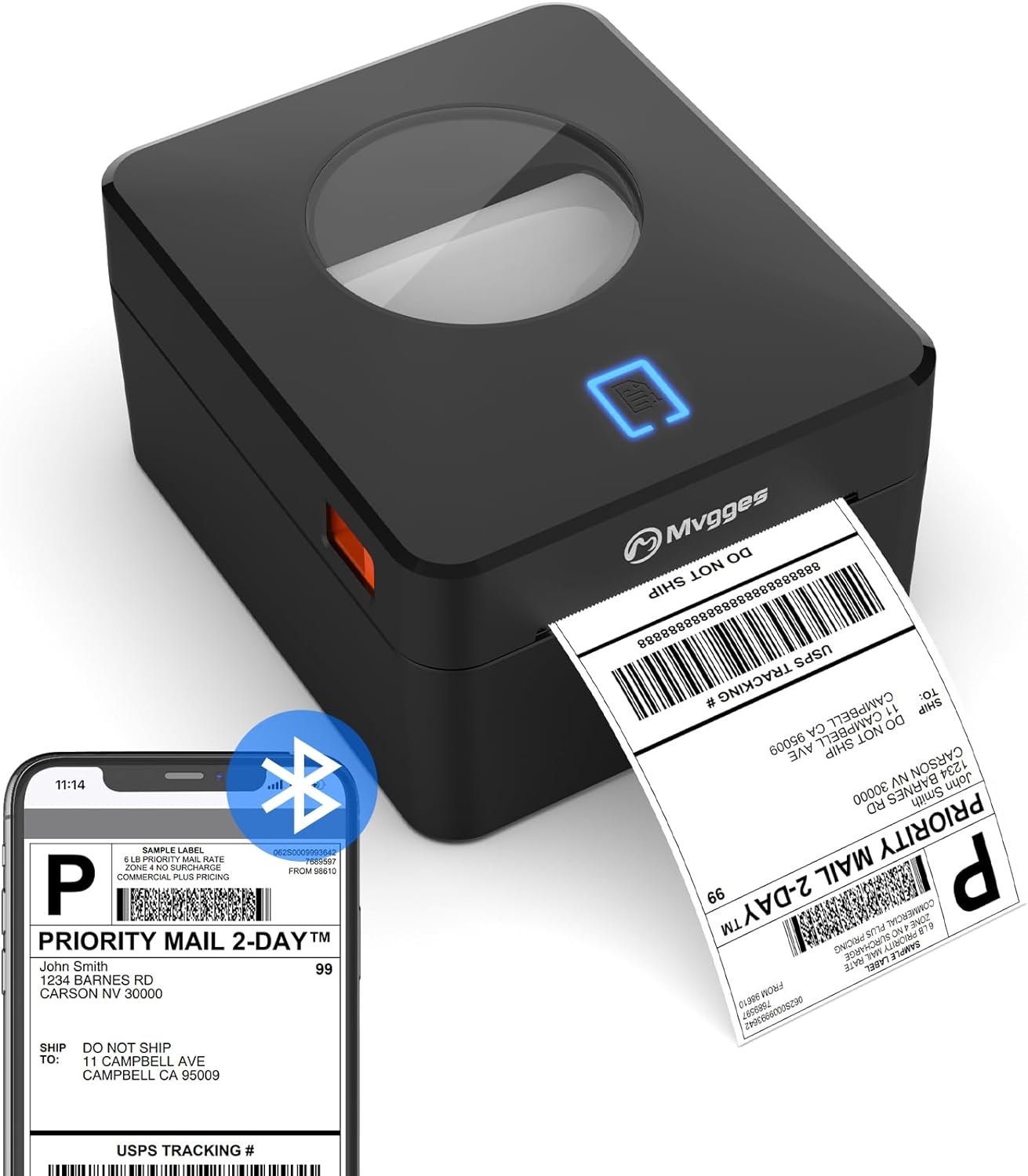 Mvgges Bluetooth Thermal Label Printer: Shipping Made Easy