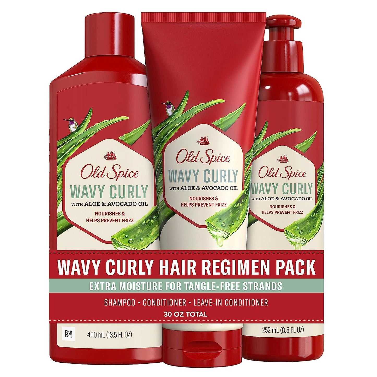 Old Spice Shampoo and Conditioner Set for Wavy Curly Hair Care