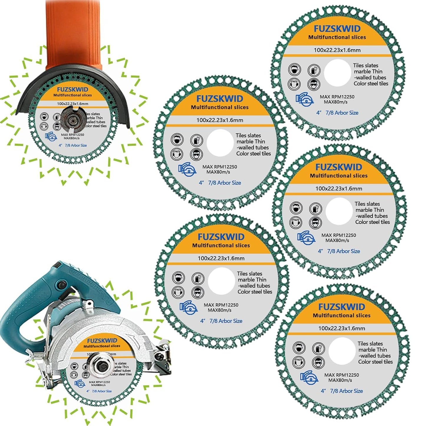 Ultra Fast 4 Angle Grinder Disc - Cut Anything Quick