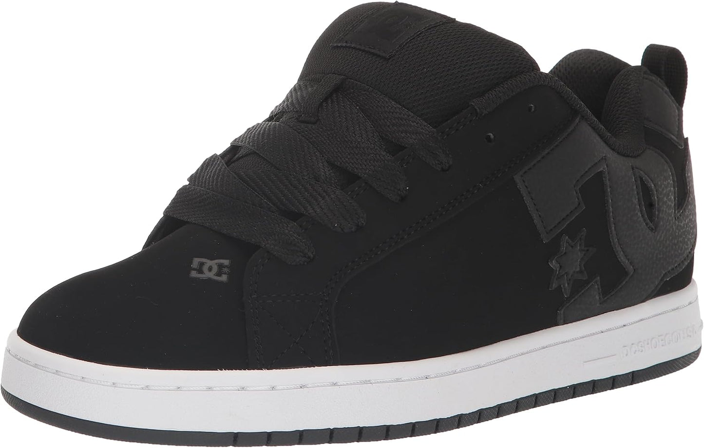 DC Mens Court Graffik Casual Low Top Skate Shoe for Comfort