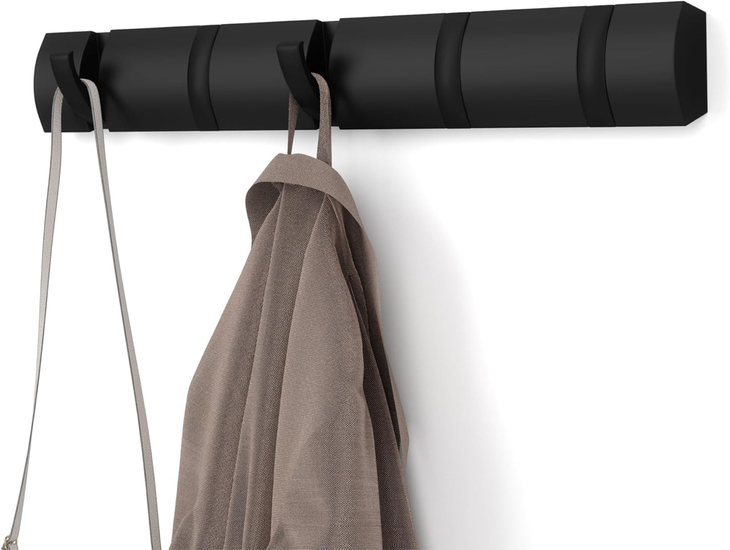 Umbra Flip Wall-Mounted Coat Rack for Modern Space-Saving Storage