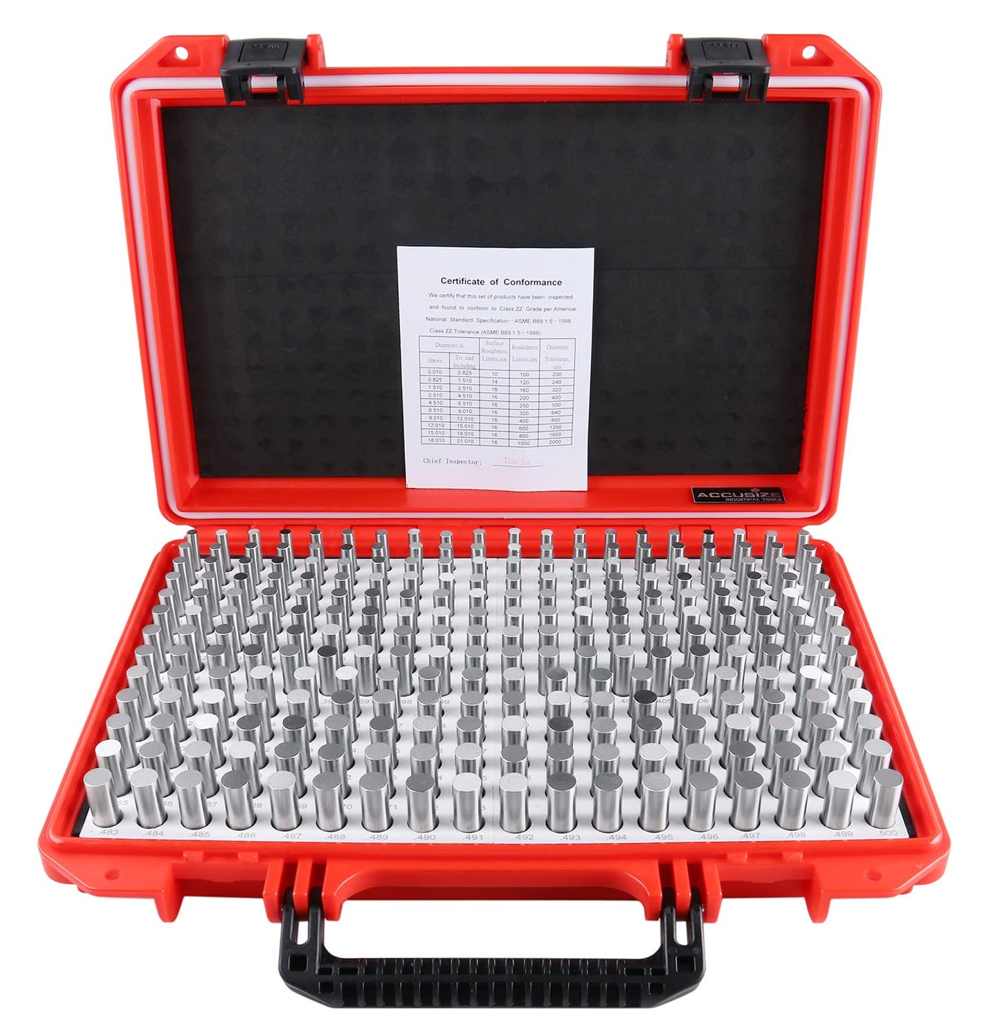 Accusize Industrial Tools 250 Pc Steel Plug Pin Gage Set Review