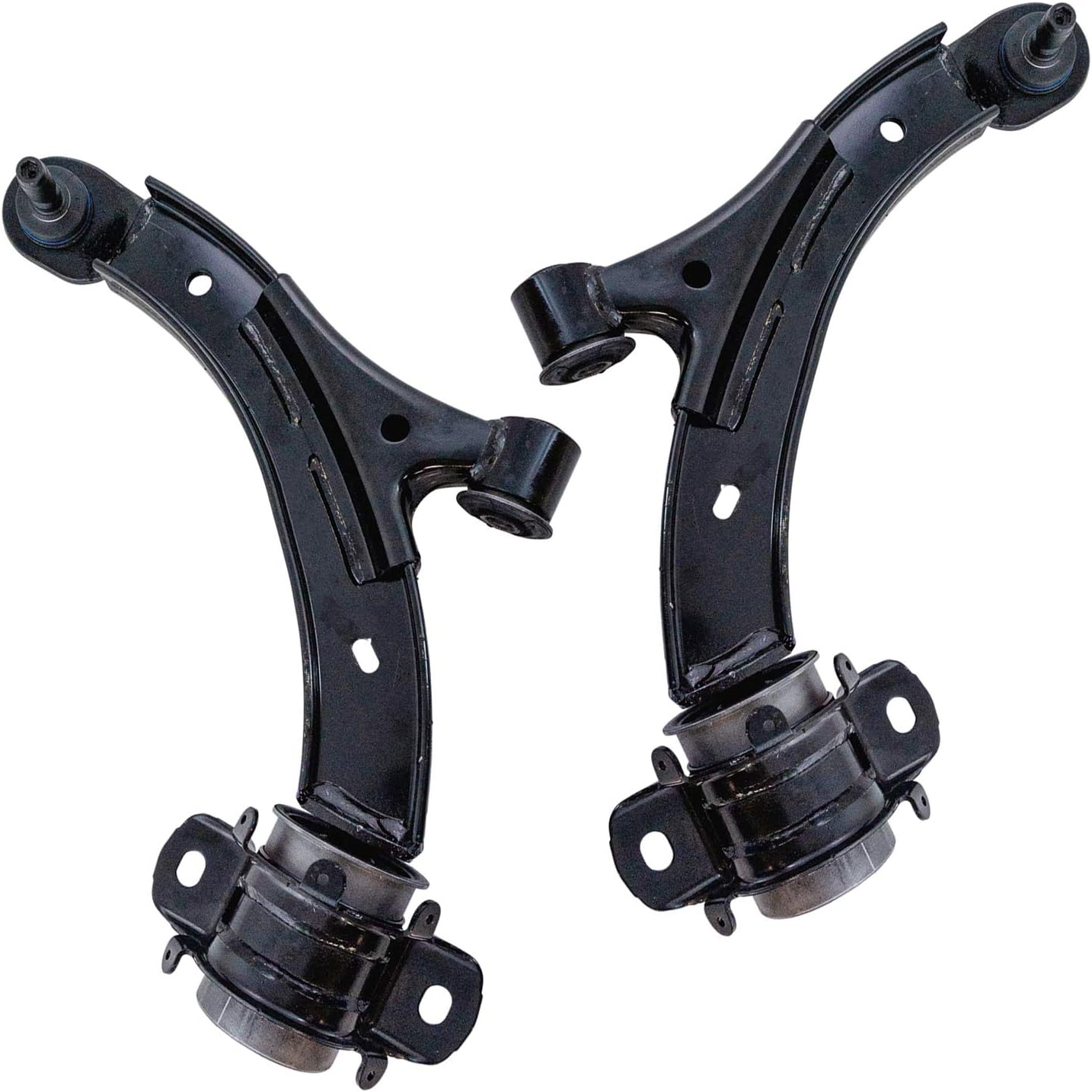 TRQ Front Lower Control Arm Set for 2010-2014 Ford Mustang