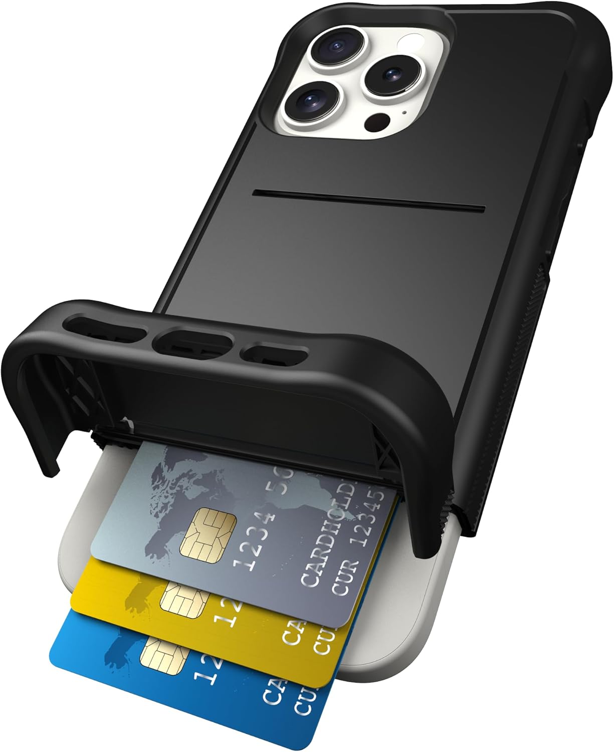 Scooch iPhone 16 Pro Max Case with Card Holder and Protection