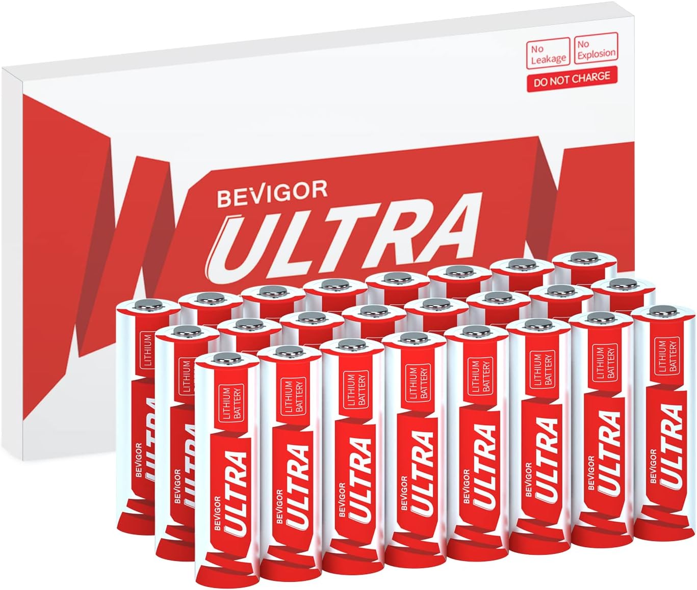 BEVIGOR Lithium Batteries AA 24 Pack for Blink Camera Power