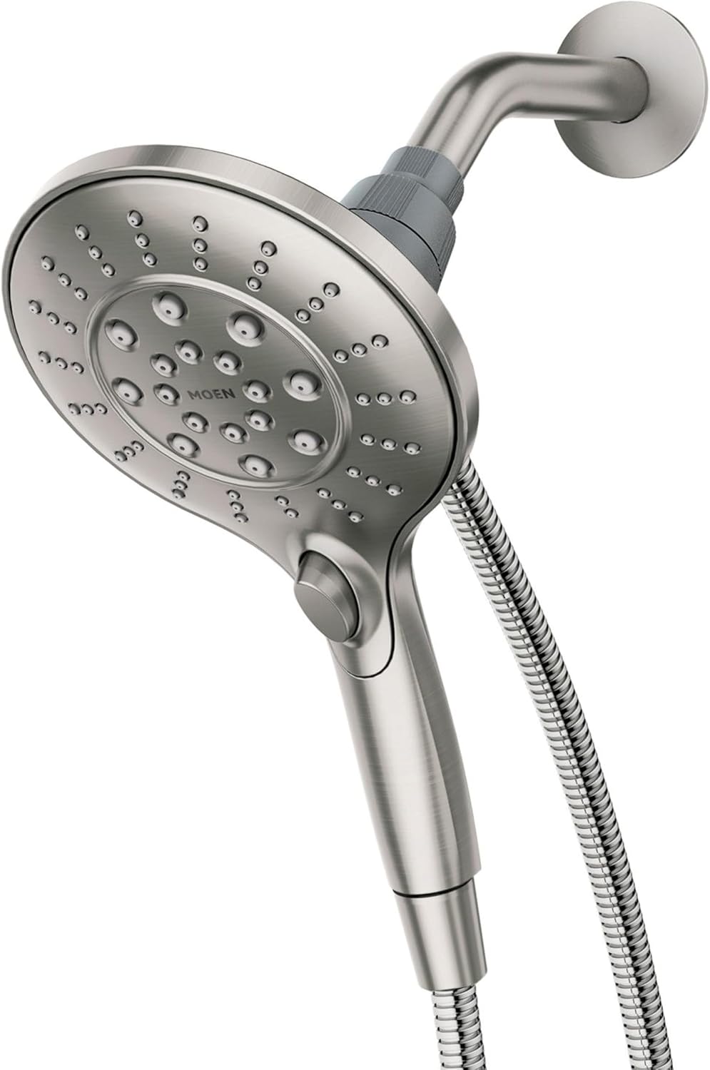 Moen Engage Brushed Nickel Handheld Showerhead with Magnetic Docking