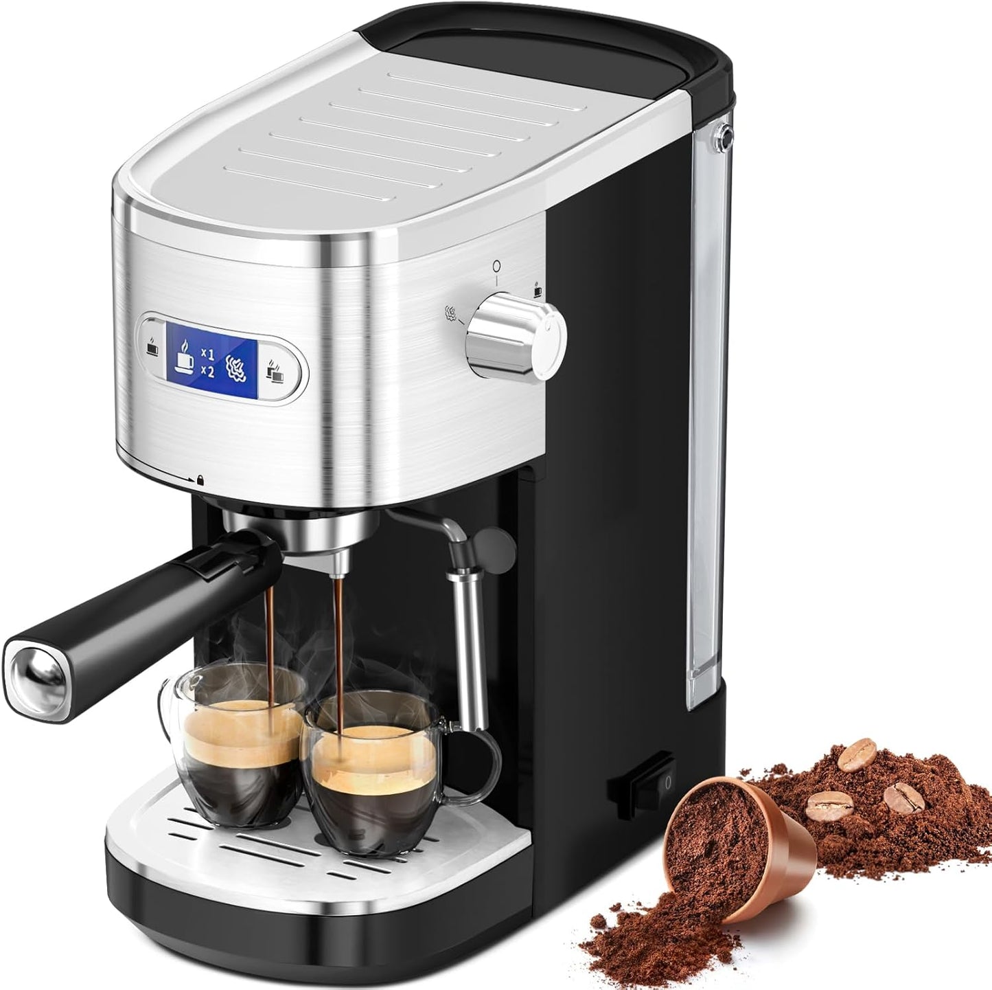 ZAFRO 20-Bar Espresso Machine: Perfect Frothy Lattes!