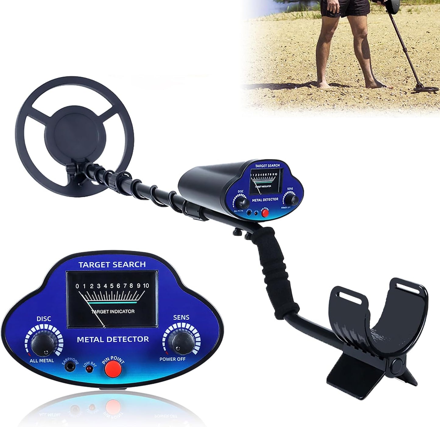 Professional Metal Detector for Adults and Kids - Cyphyja