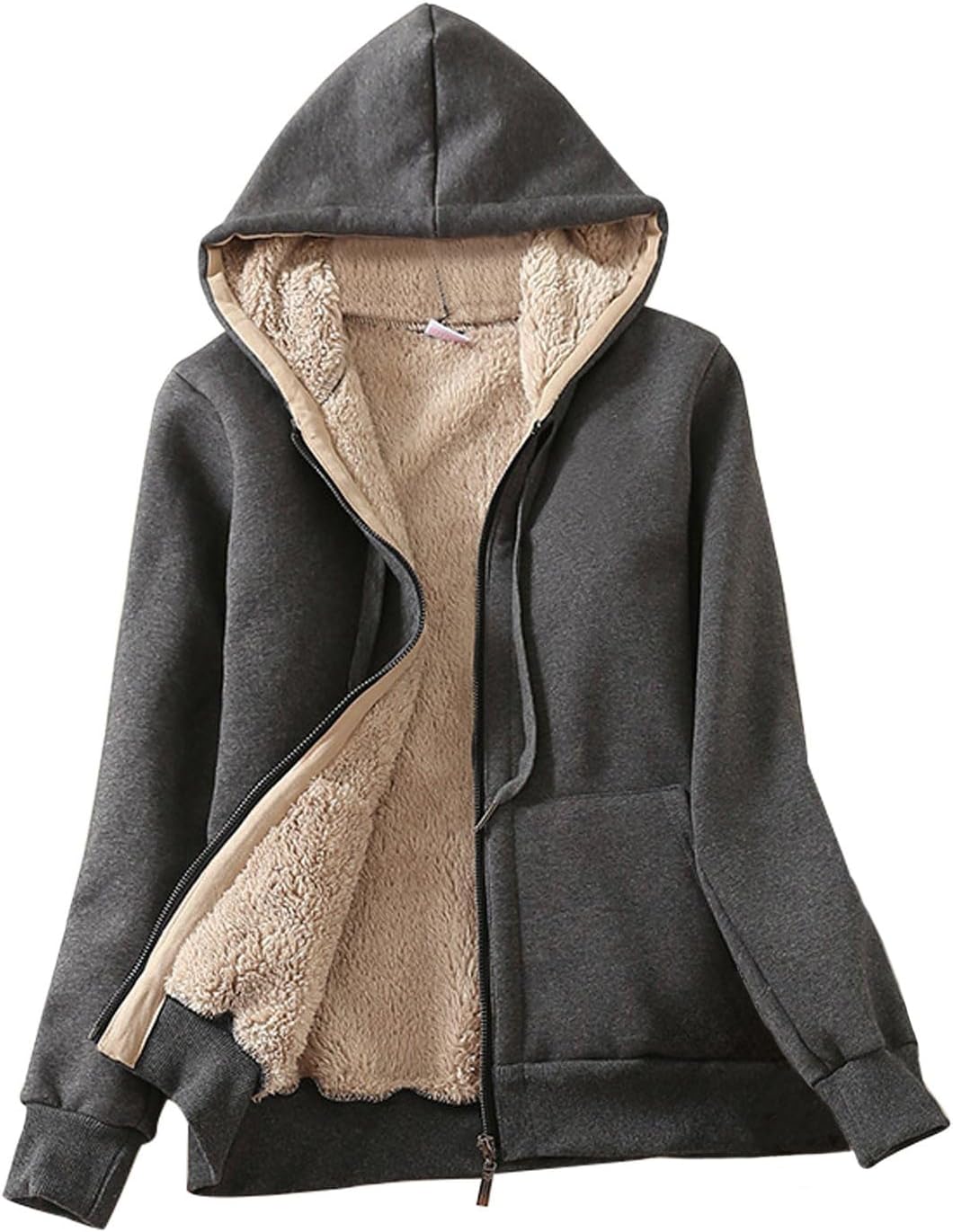 PUWEI Women's Winter Warm Fleece Jackets for Cozy Comfort