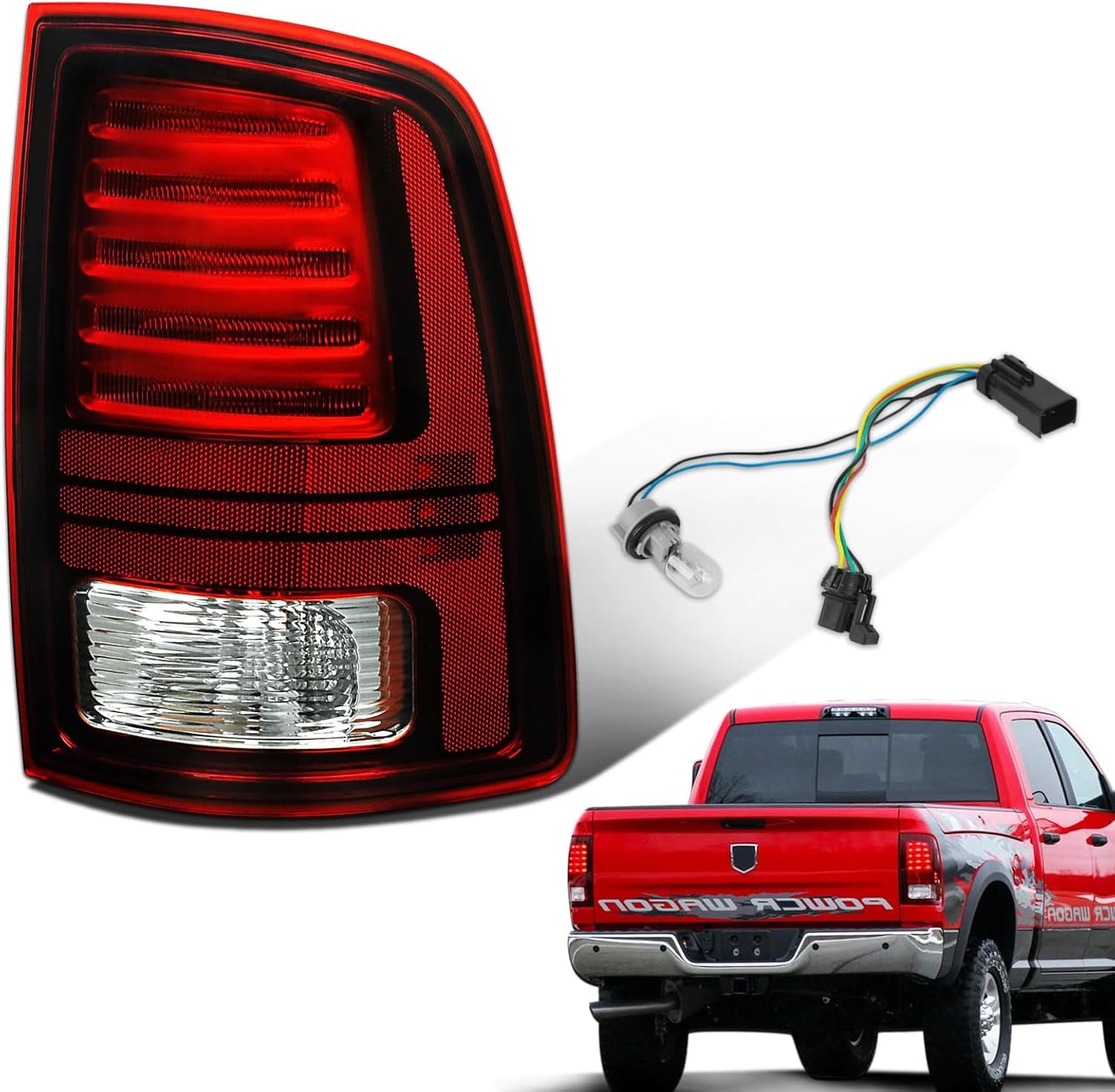 LED Tail Lights for Dodge RAM 1500 2013-2018 & Classic Warlock