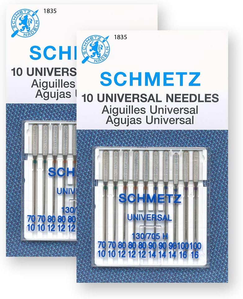 Schmetz Universal Sewing Needles - Assorted Sizes x 20