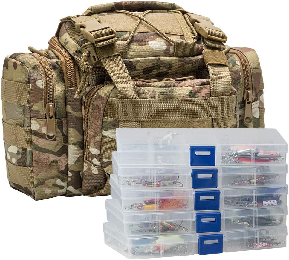 Dr.Fish Tackle Bag Set - 60 Lures Included