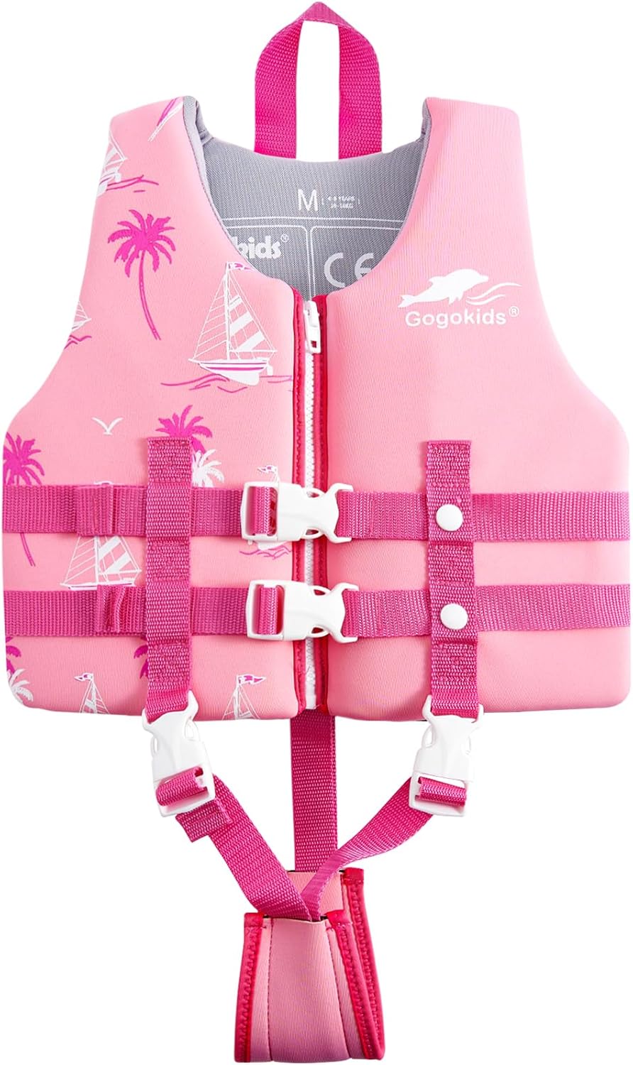 Gogokids Toddler Swim Vest for Kids - Fun Floaties for Ages 2-8