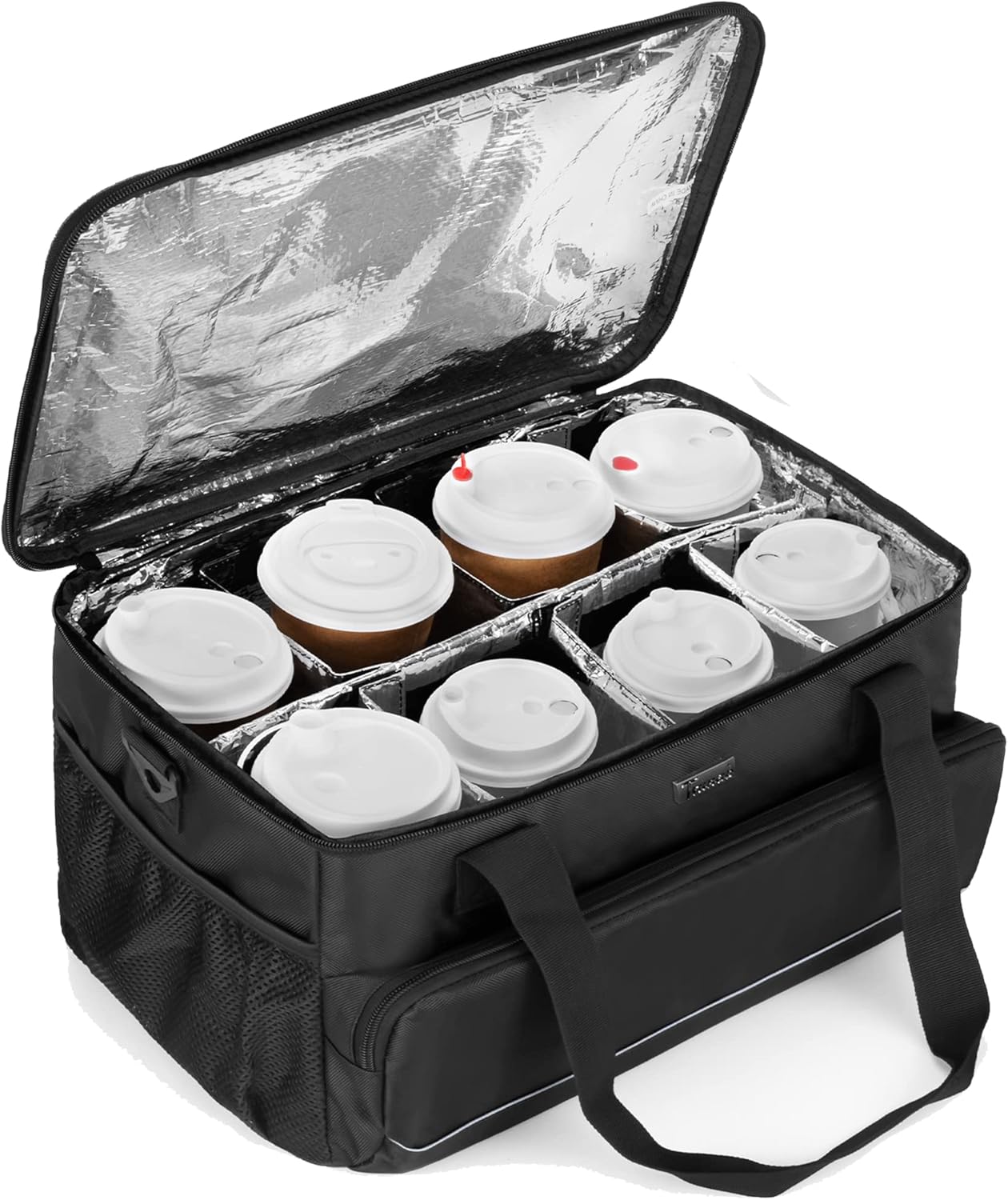 Trunab Reusable 8 Cups Drink Carrier for Delivery and More