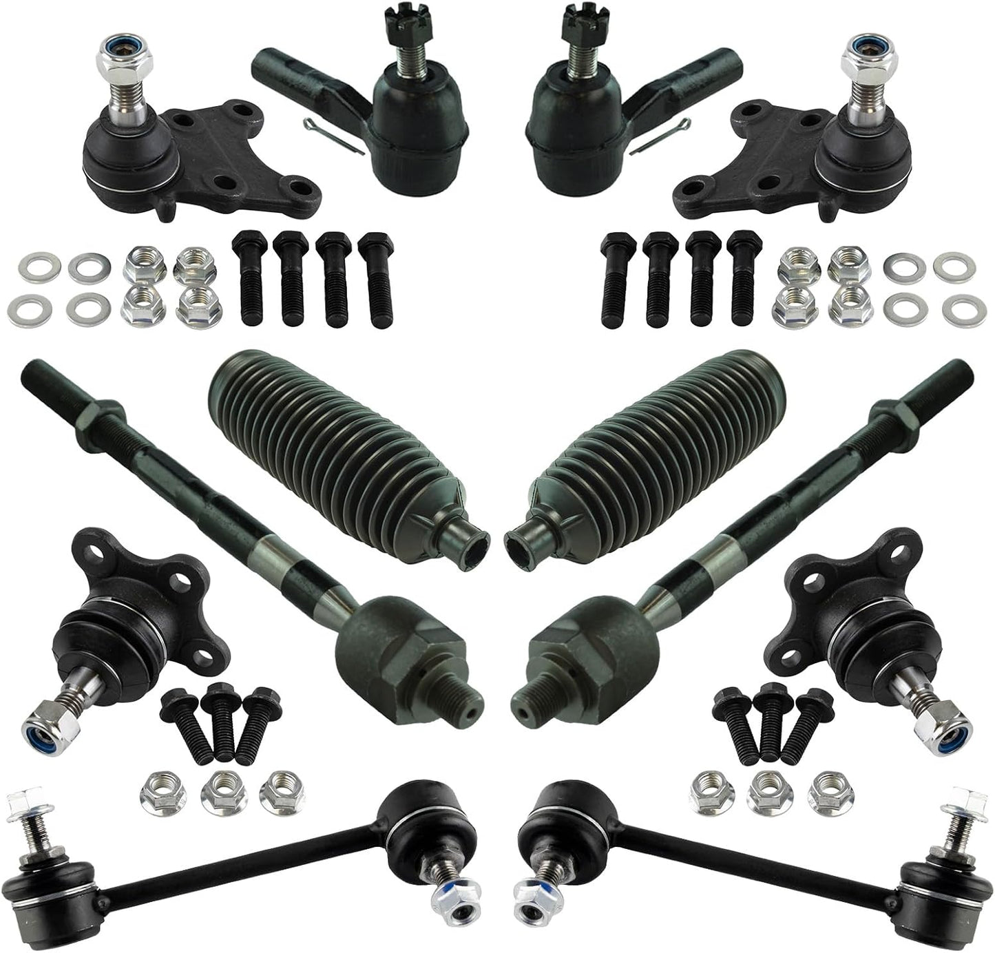 TRQ Front Steering & Suspension Kit for Chevrolet Colorado 2007-2012