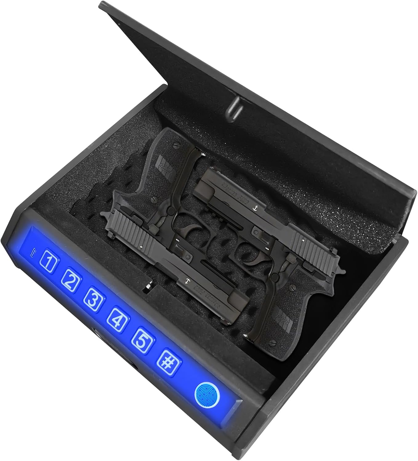 Biometric Gun Safe for Pistol with Quick Access Features