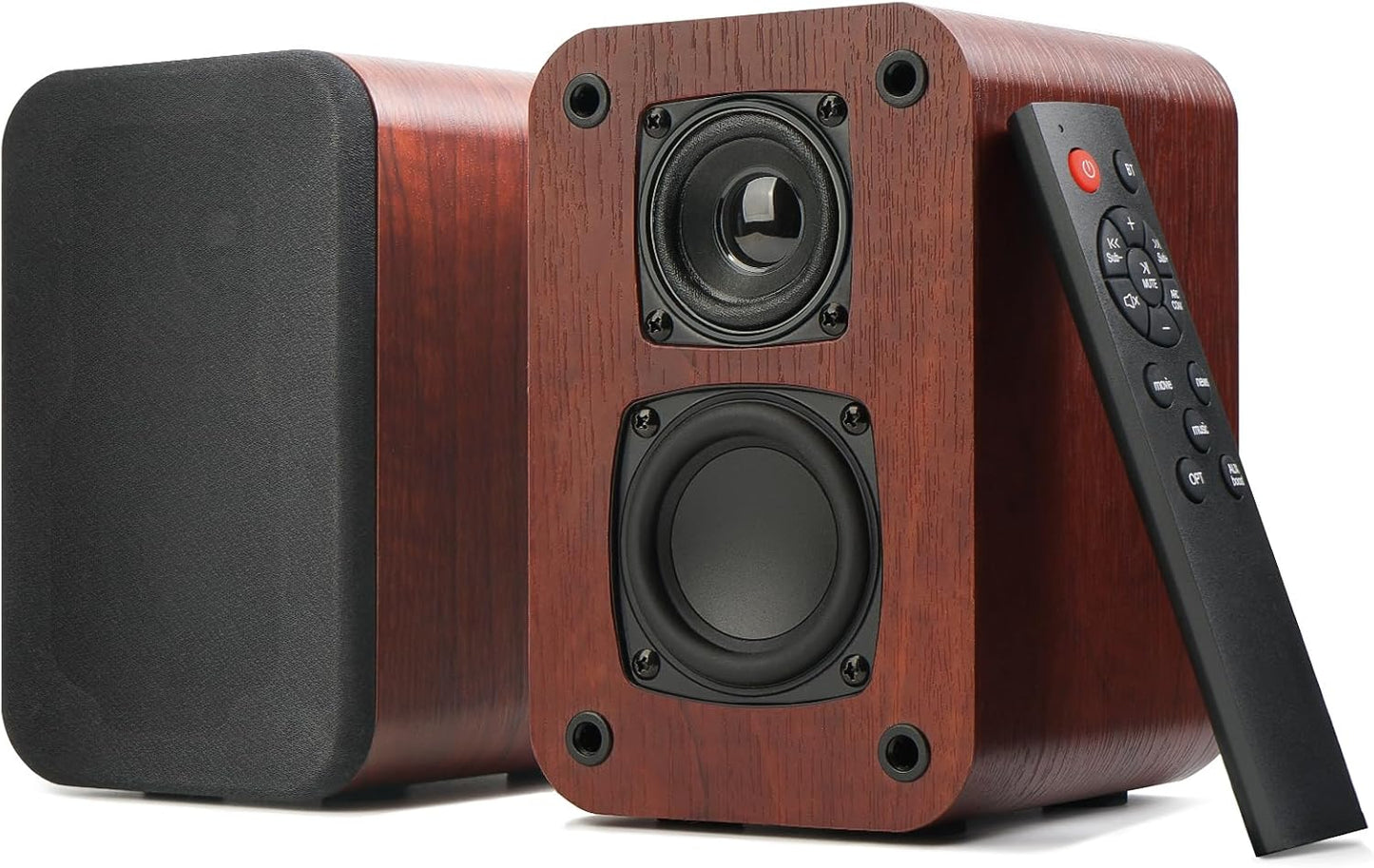 RIOWOIS 40W Bluetooth Bookshelf Speakers