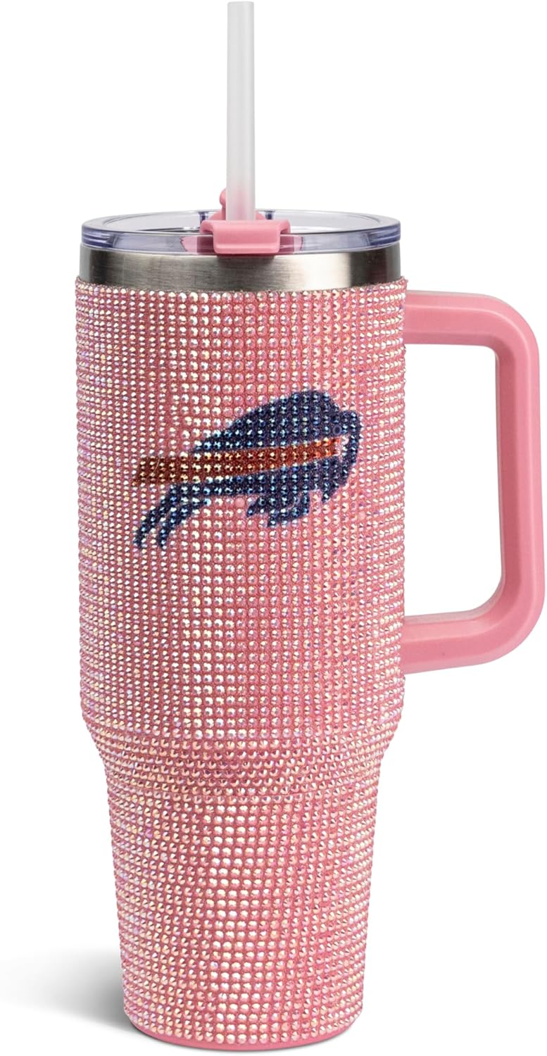 NFL Game Day Tumbler - 40oz Stainless Steel Bling Cup