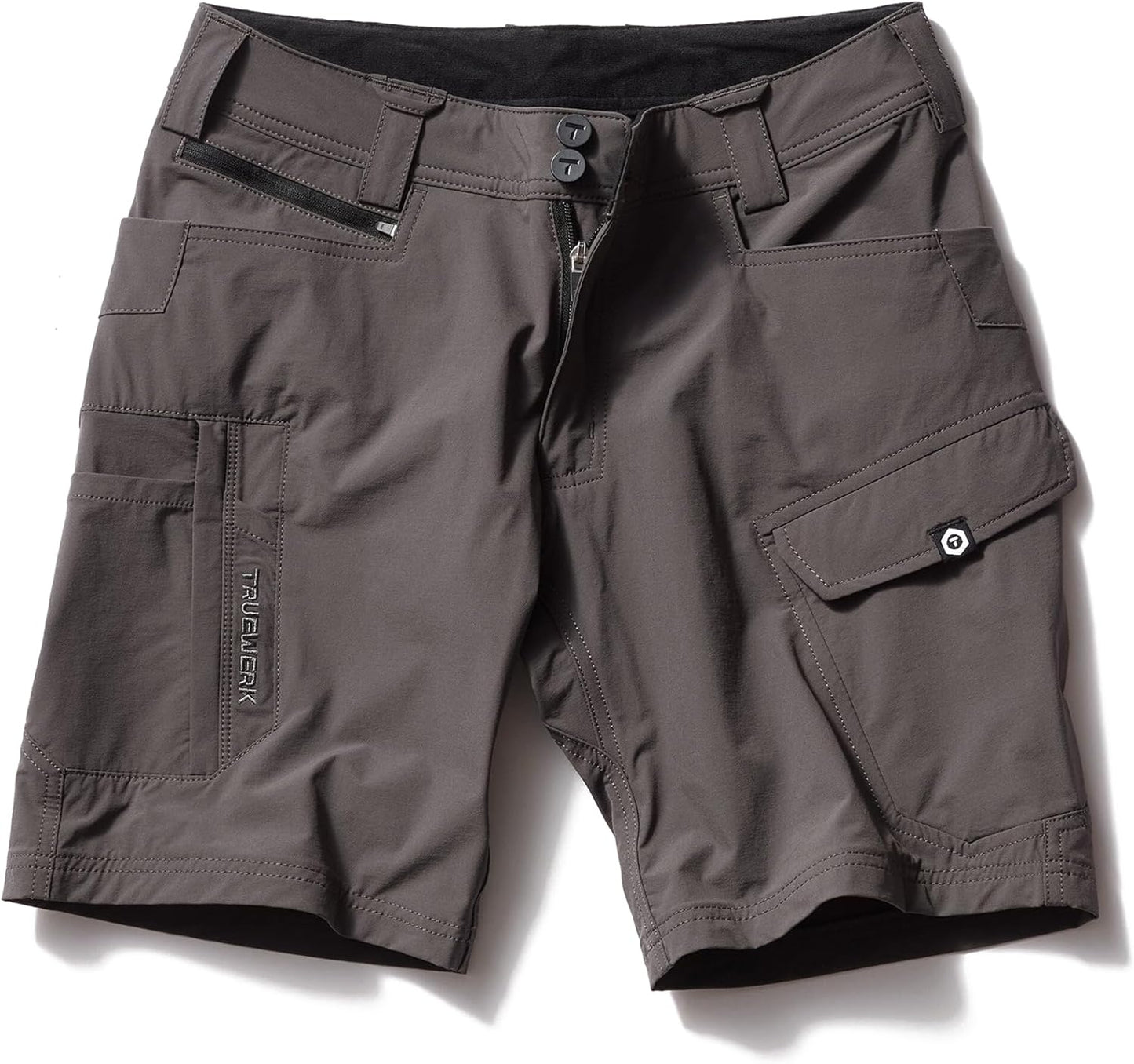 TRUEWERK Mens Work Shorts - Tactical Cargo Shorts for Comfort