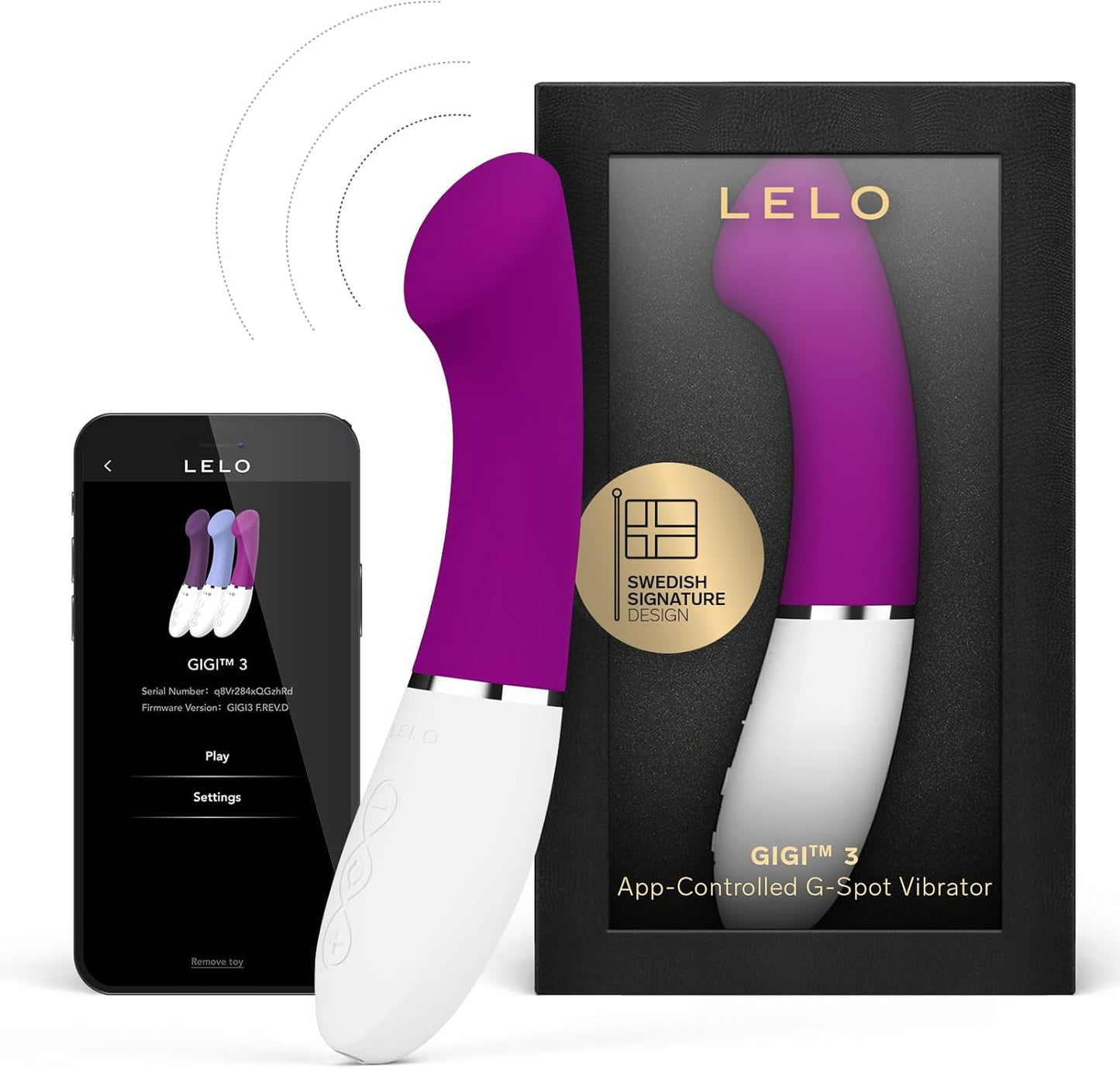 LELO Gigi 3 App-Controlled G-Spot Vibrator with 8 Settings
