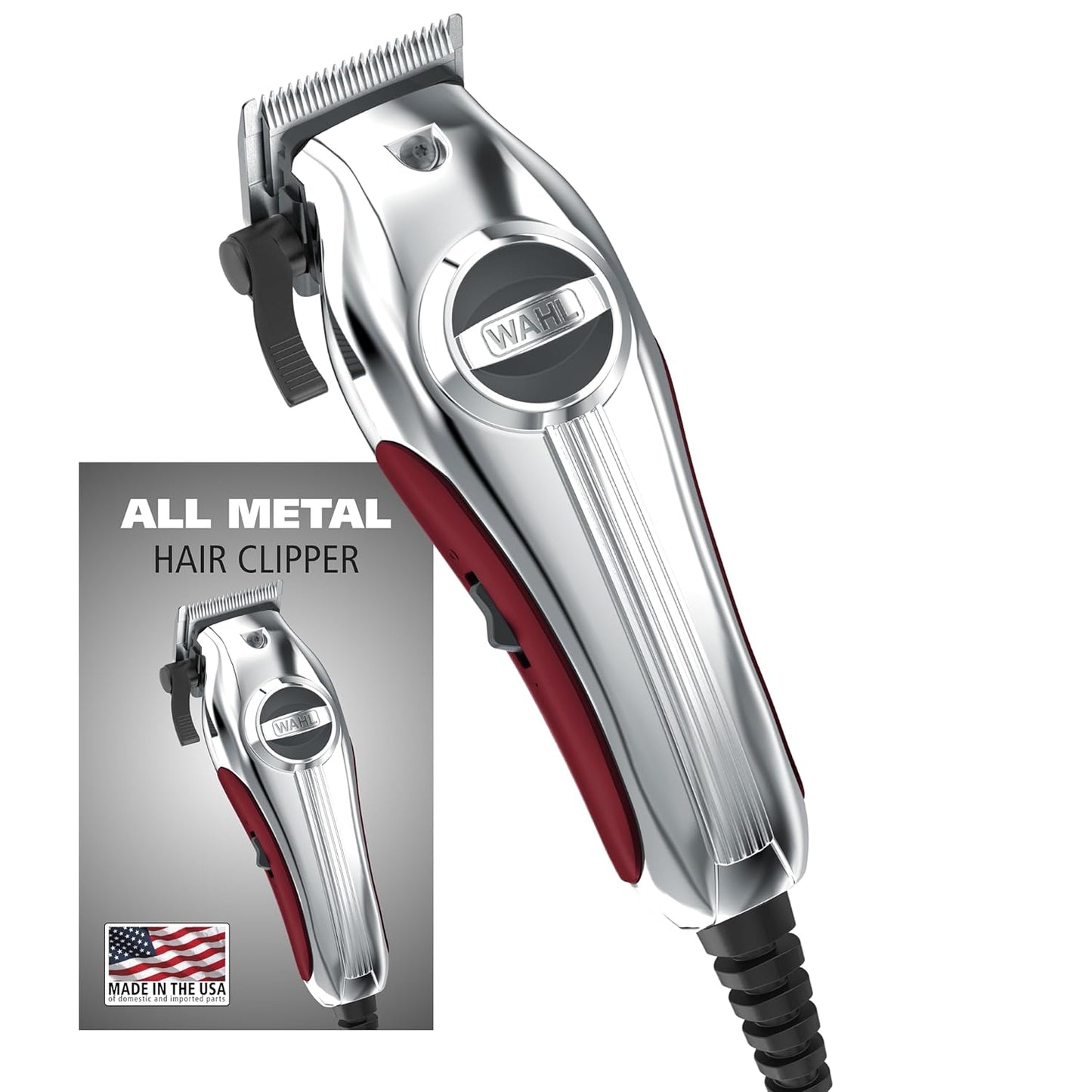 Wahl Pro Ultra Quiet Hair Clipper with Metal Housing and Caddy