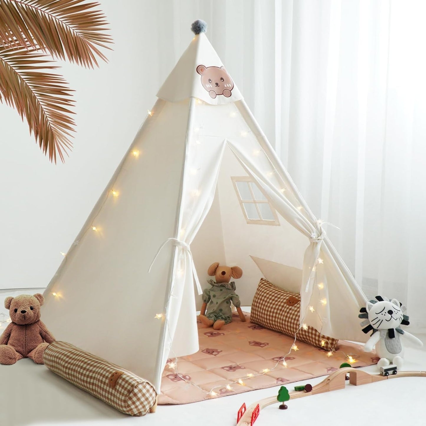 Portable White Teepee Tent - Fun Anywhere!