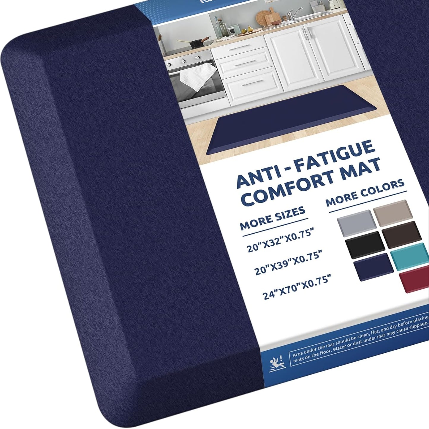 KitchenClouds Cushioned Anti Fatigue Kitchen Mat for Comfort