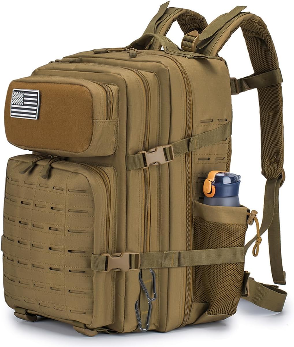Tactical Military Backpack 45L Waterproof Rucksack for Hiking
