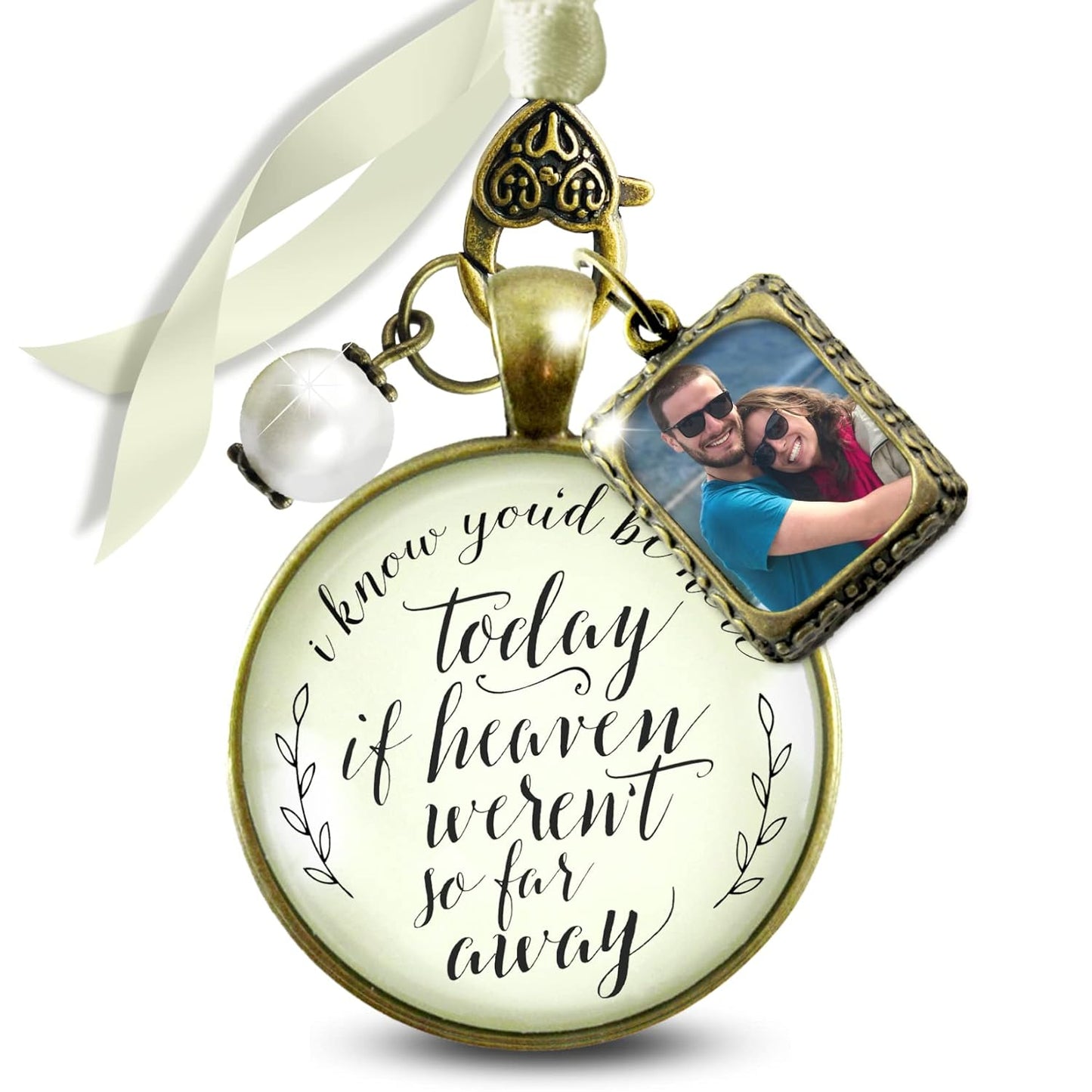 Bouquet Charm Wedding Memory Keepsake for Loved Ones Missed
