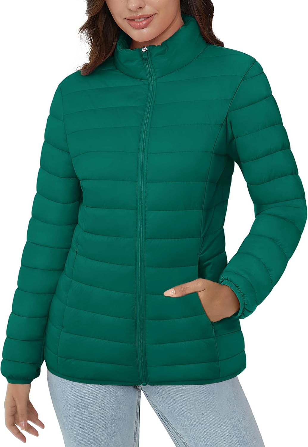 Lightweight Quilted Puffer Jacket for Women - Warm & Stylish