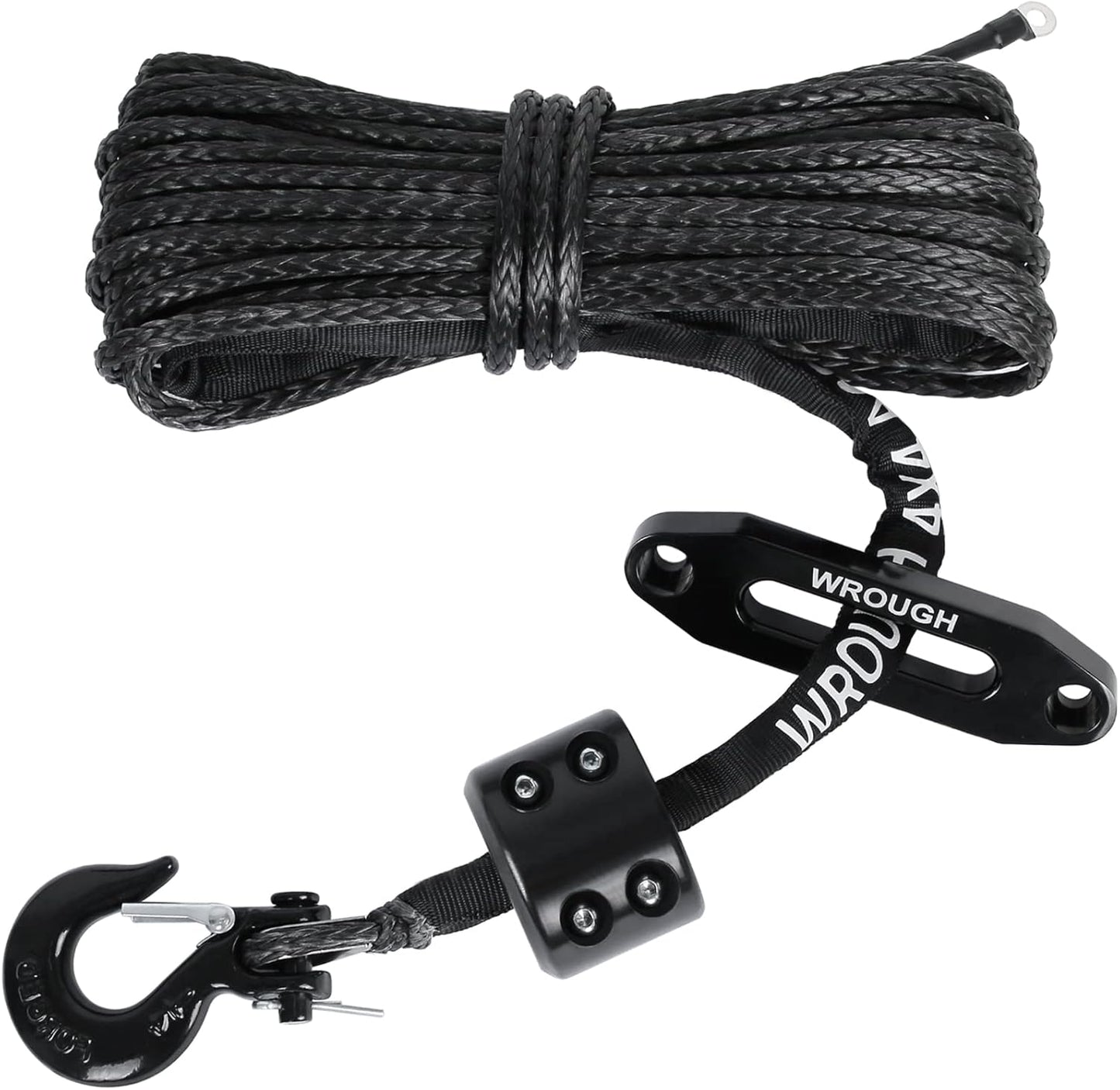 1/4 Synthetic Winch Rope 50 Ft Heavy Duty for ATV and SUV