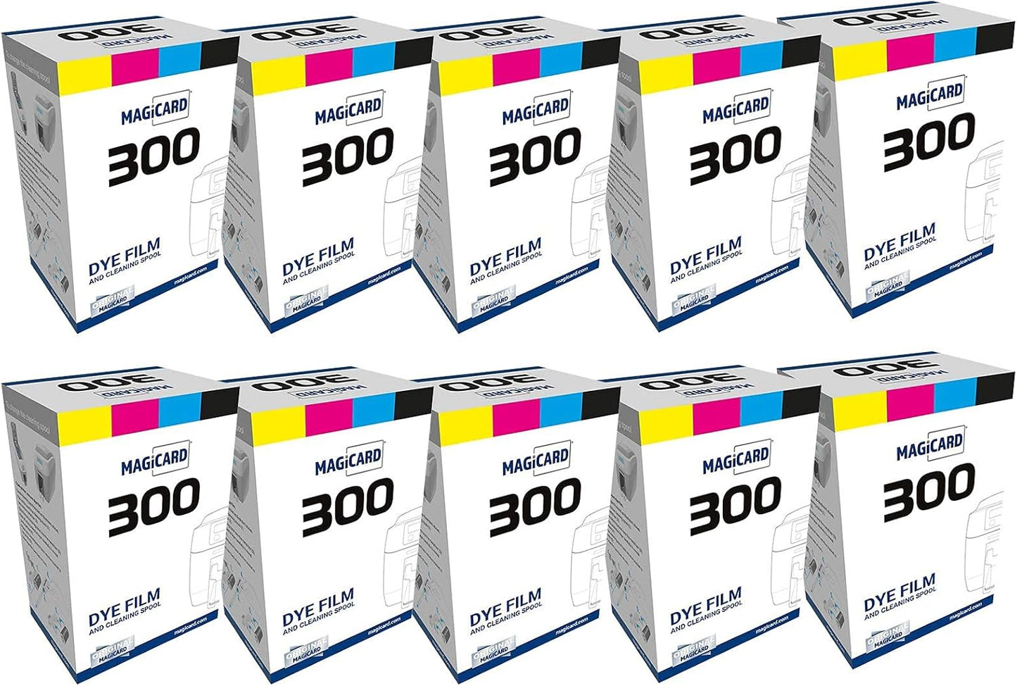 Bodno 10 x Magicard 300 Printer MC300YMCKO/2 Color Ribbon Review