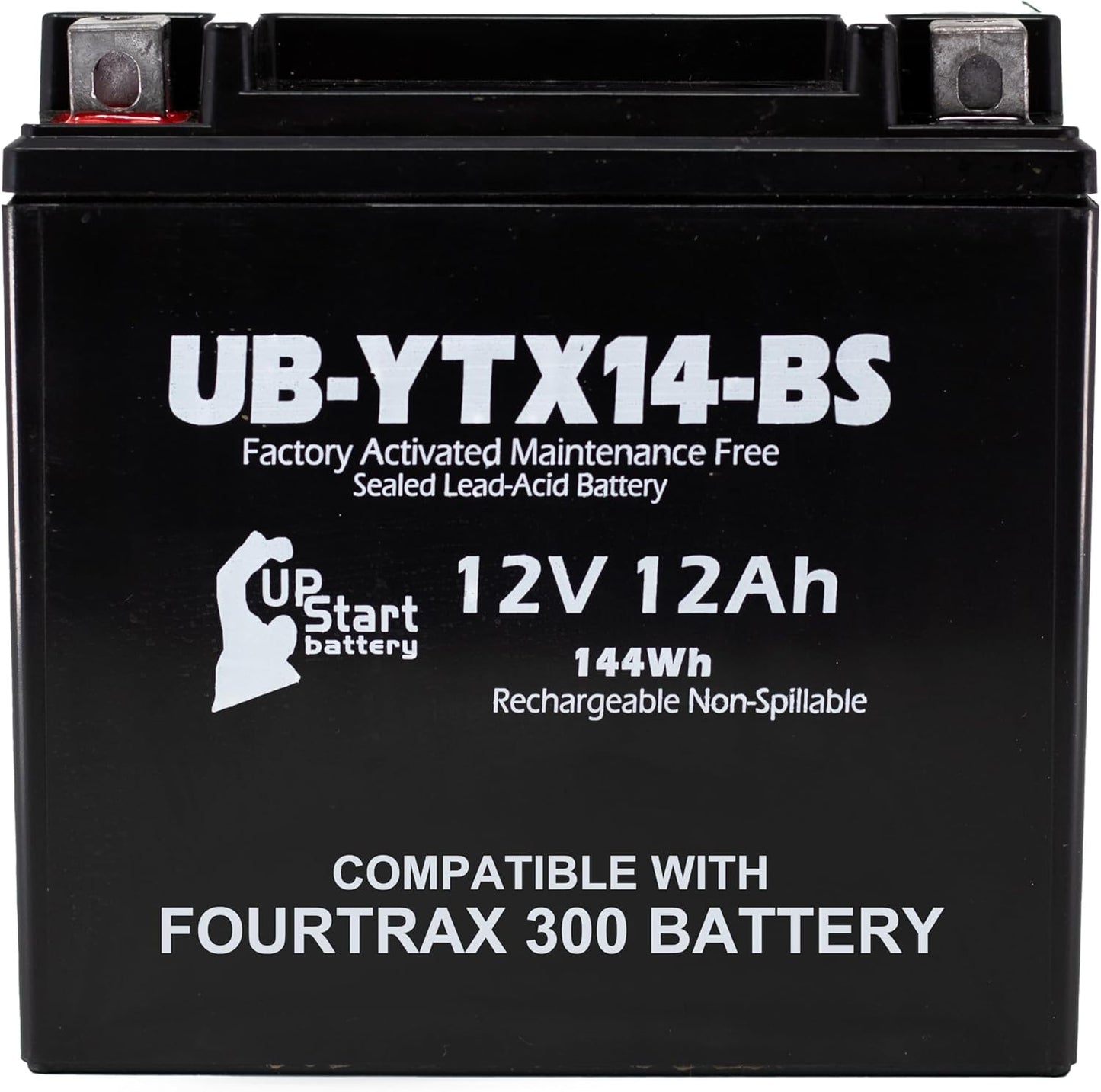 YTX14-BS Replacement Battery for Honda Fourtrax 300 ATV