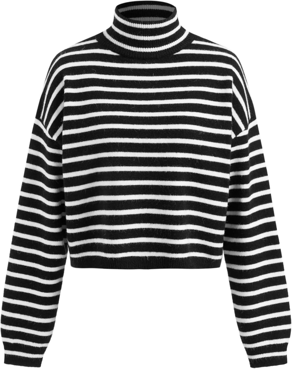 Cropped Turtleneck Sweater for Women - Stylish Fall Fashion