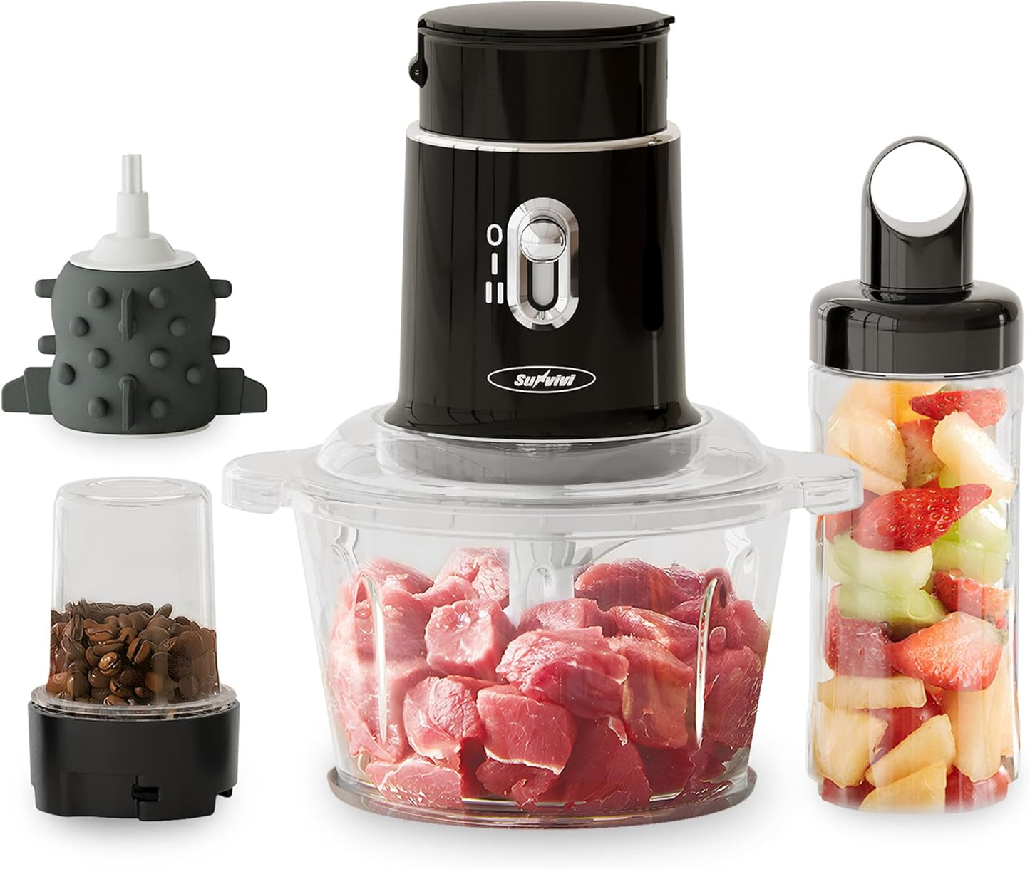 Sunvivi 4-in-1 Food Chopper: Effortless Meal Prep!