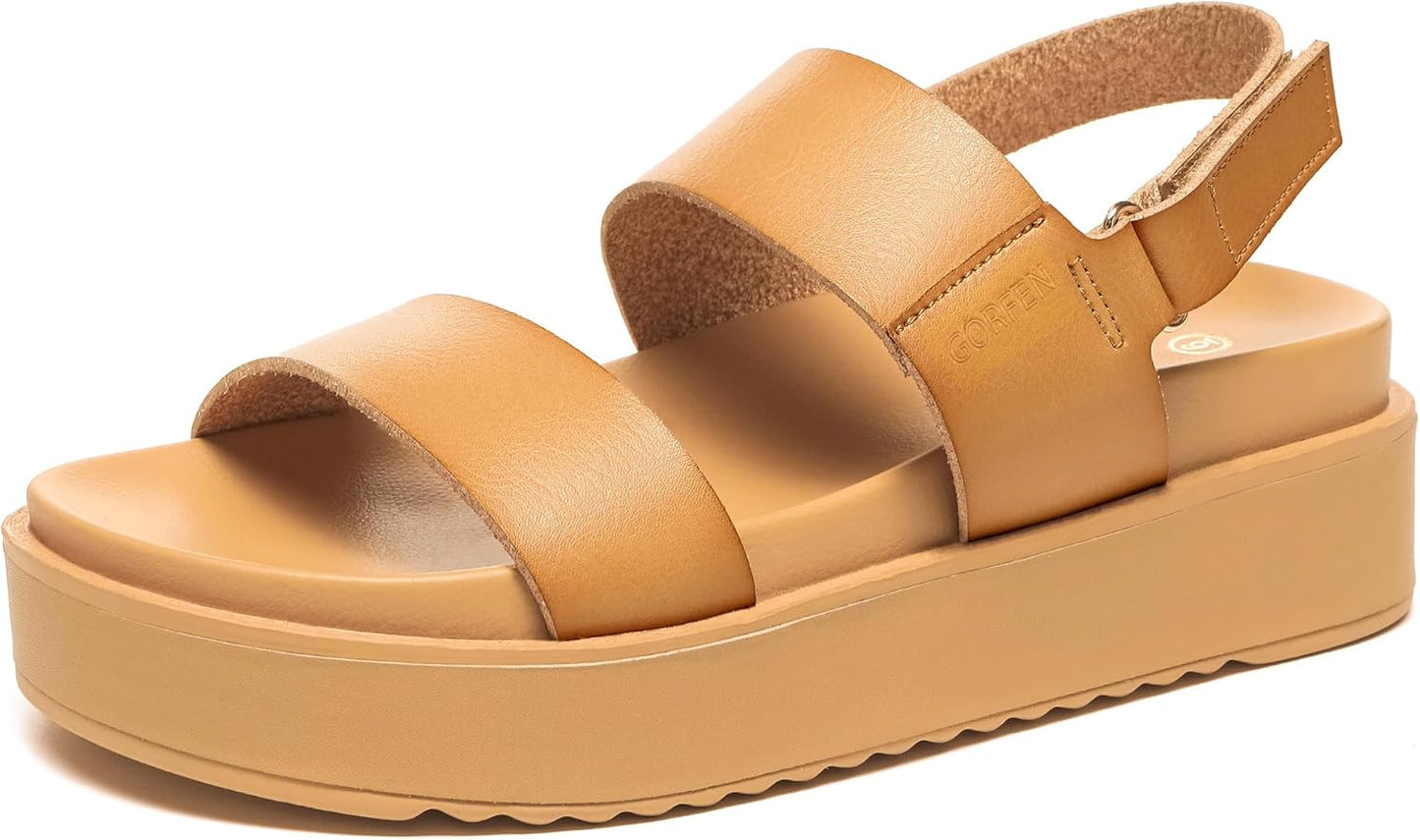 Women's Platform Sandals with Arch Support for Summer Fun