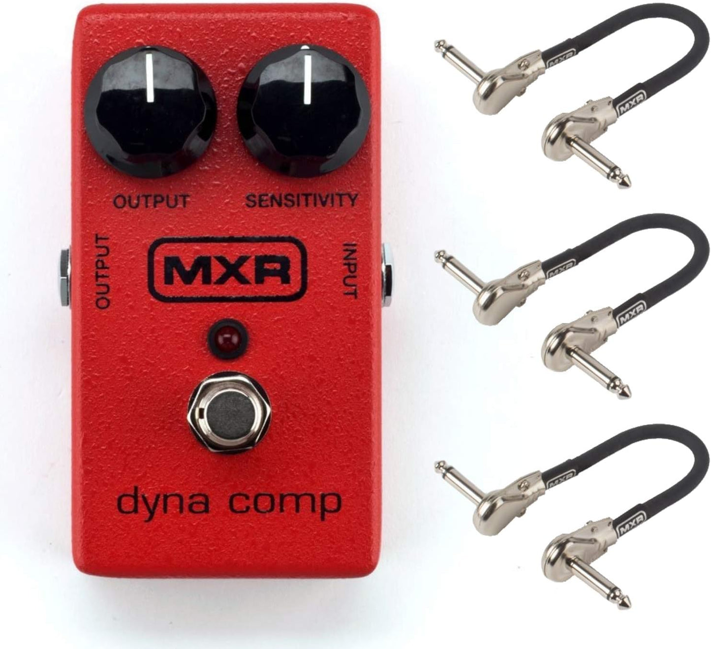MXR M102 Dyna Comp Compressor Pedal Bundle with Patch Cables