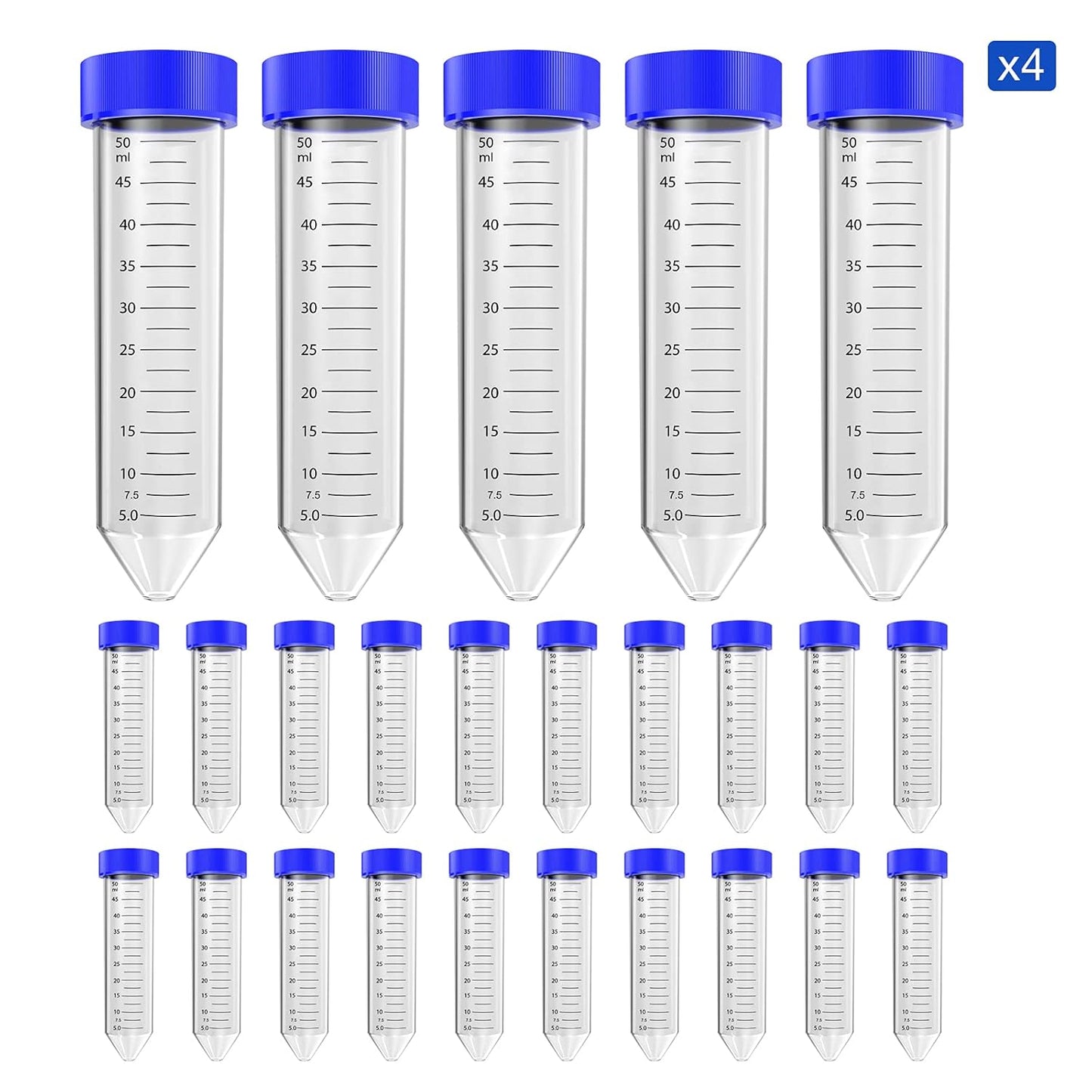 SimPure 50mL Conical Centrifuge Tubes for Lab Testing Needs