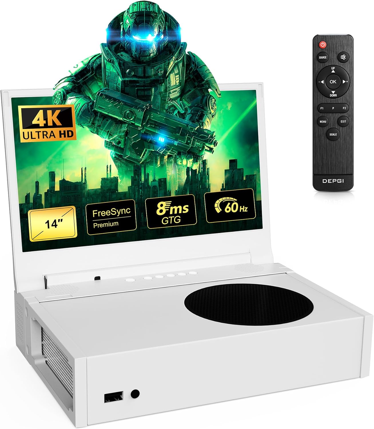 DEPGI 14 4K Gaming Monitor with Remote