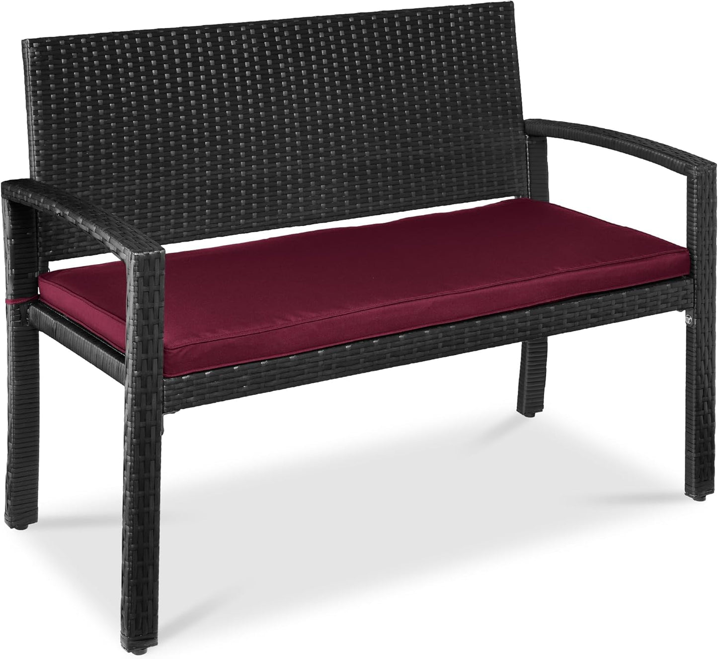 Best Choice Products Outdoor Bench for 2-Person Seating Comfort