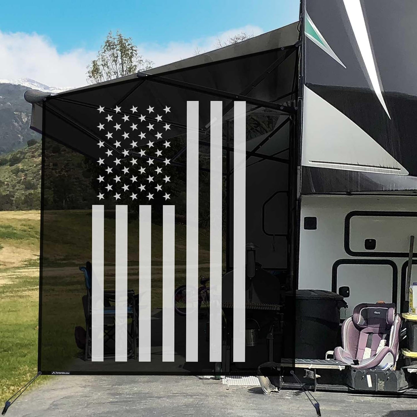 Tentproinc RV Awning Side Shade Screen for Ultimate UV Protection