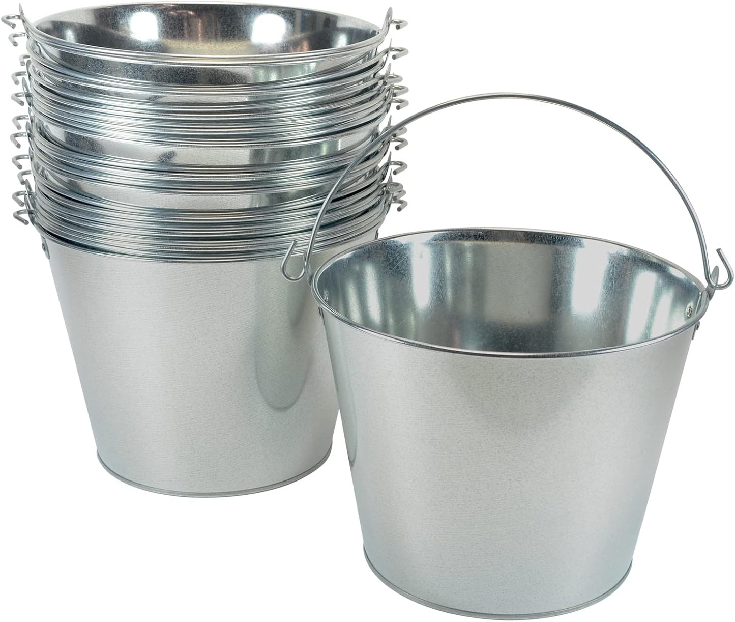 5-Quart Galvanized Pail Beer Bucket for Parties and Events