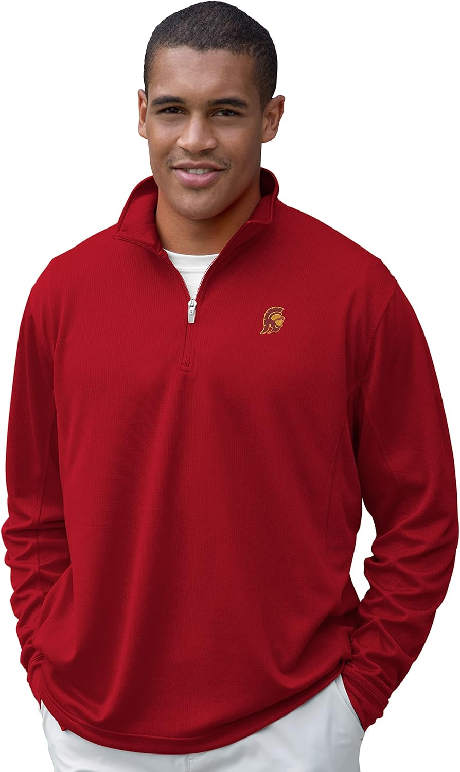 NCAA Men's Collegiate Micro Mesh Performance Team Color Pullover