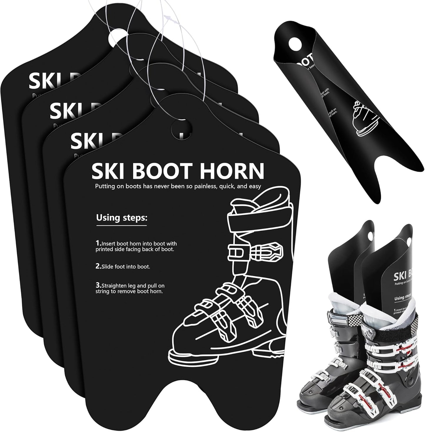 Adnee 12 Ski Boot Horn - Easy boot entry!