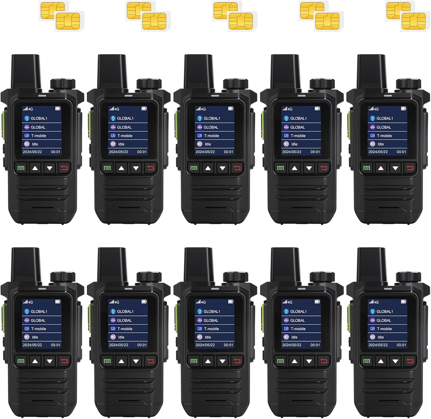 Global Lifetime Free Rapid 4G LTE PoC Walkie Talkies for All
