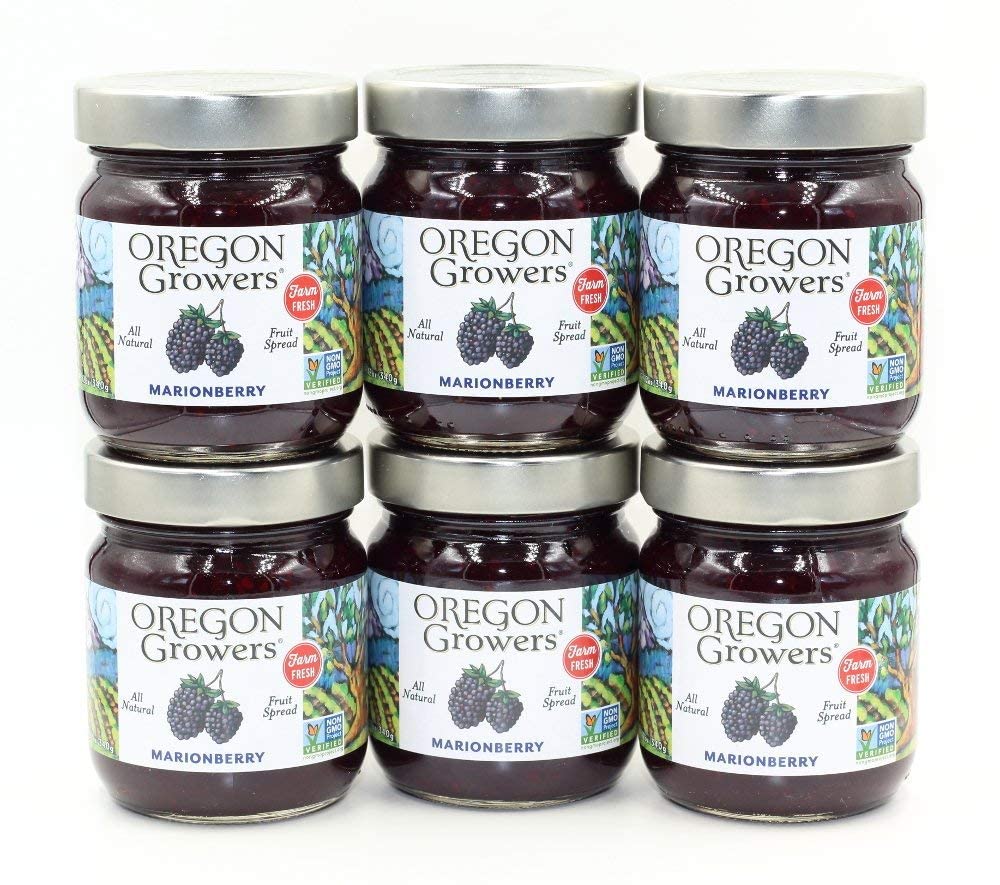 Oregon Growers Marionberry Fruit Spread - All Natural Jam Delight