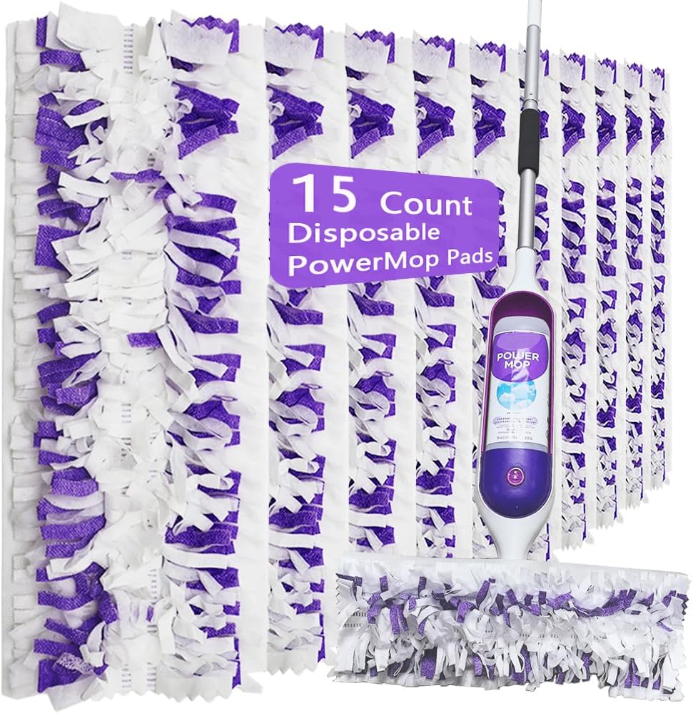 15-Pack Swiffer PowerMop Pads | Safe for All Floors