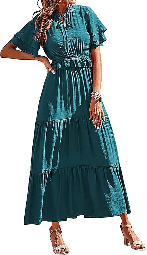 PRETTYGARDEN Womens Summer Boho Maxi Dress for Every Occasion